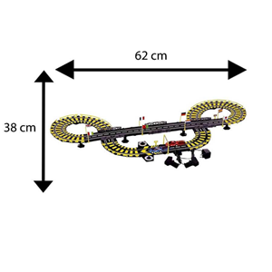 کیت بازی ماشین کنترلی شنگجی Road Parallel Racing مدل 90986-اسباب بازی